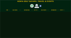 Desktop Screenshot of kenya-golf-safaris.com